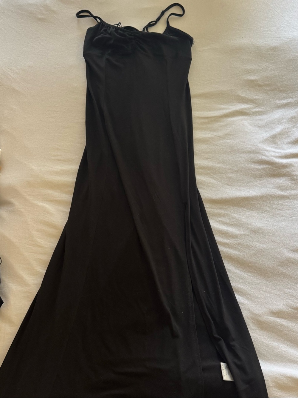 Urban Outfitters Black Spaghetti-Strap Maxi Dress